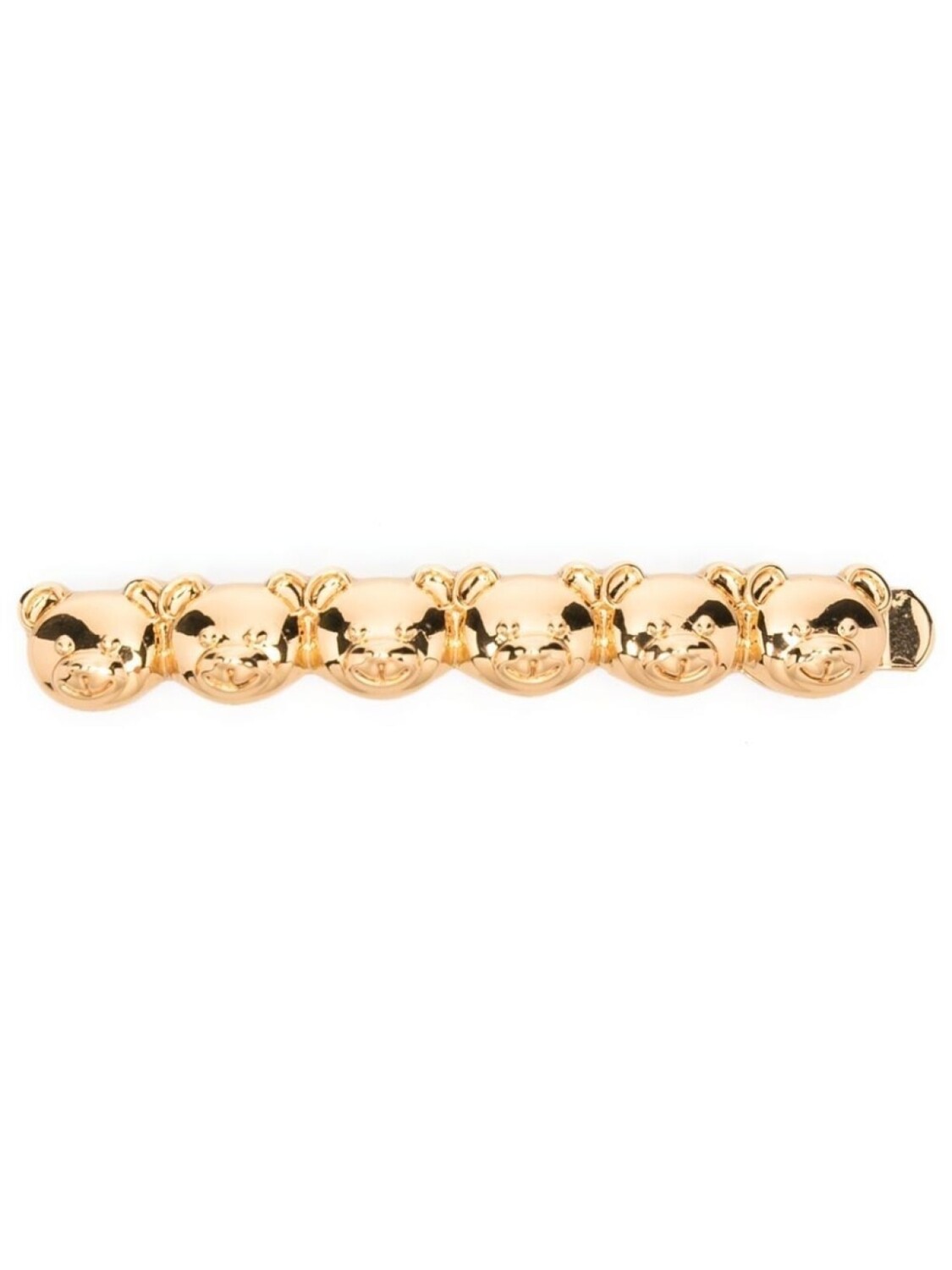 

Moschino заколка для волос Teddy Bear, золотистый