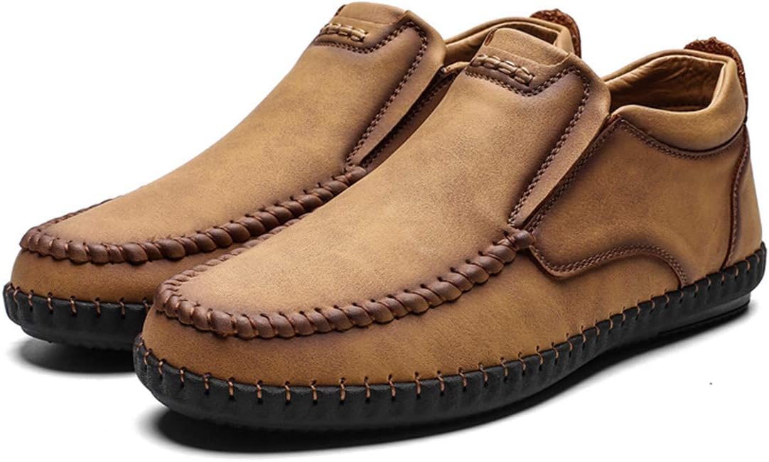 

Мужские повседневные мокасины ChicWind с ручной прошивкой и легким надеванием, коричневый