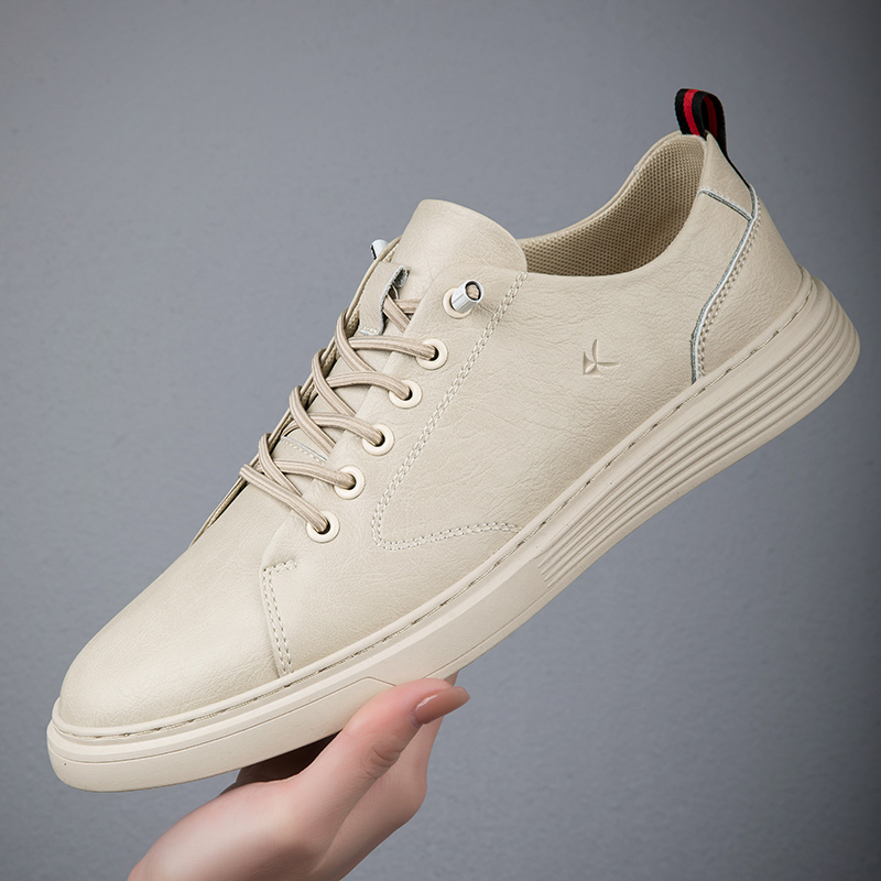 ZAMST Легкие мужские скейтерские кеды низкие хаки, цвет Khaki — фото 4