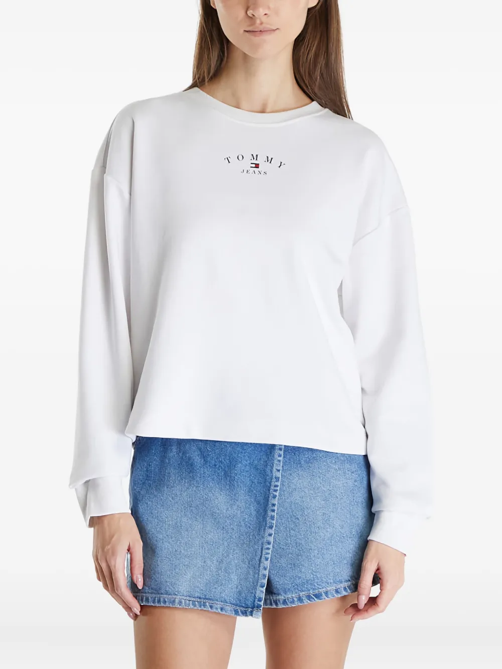 

Толстовка с логотипом Tommy Hilfiger, белый