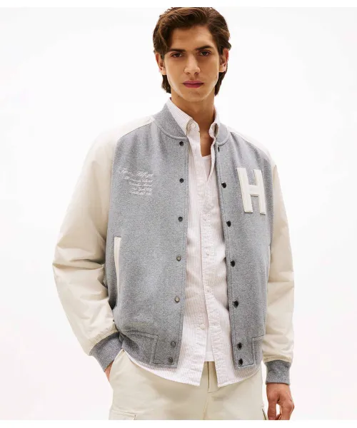 

Спортивная куртка-бомбер Loose fit Tommy Hilfiger, серый