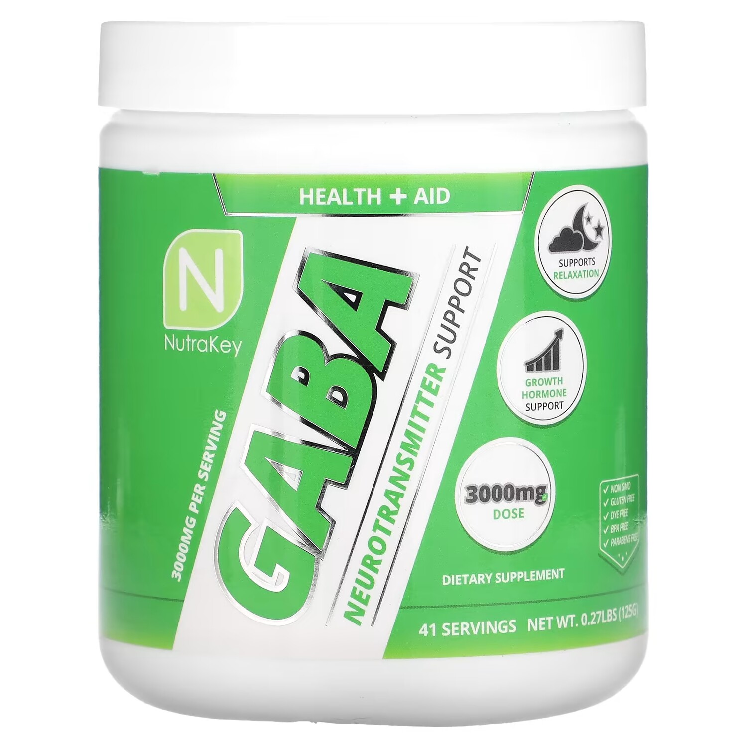 

Nutrakey ГАМК 0,27 фунта (125 г)
