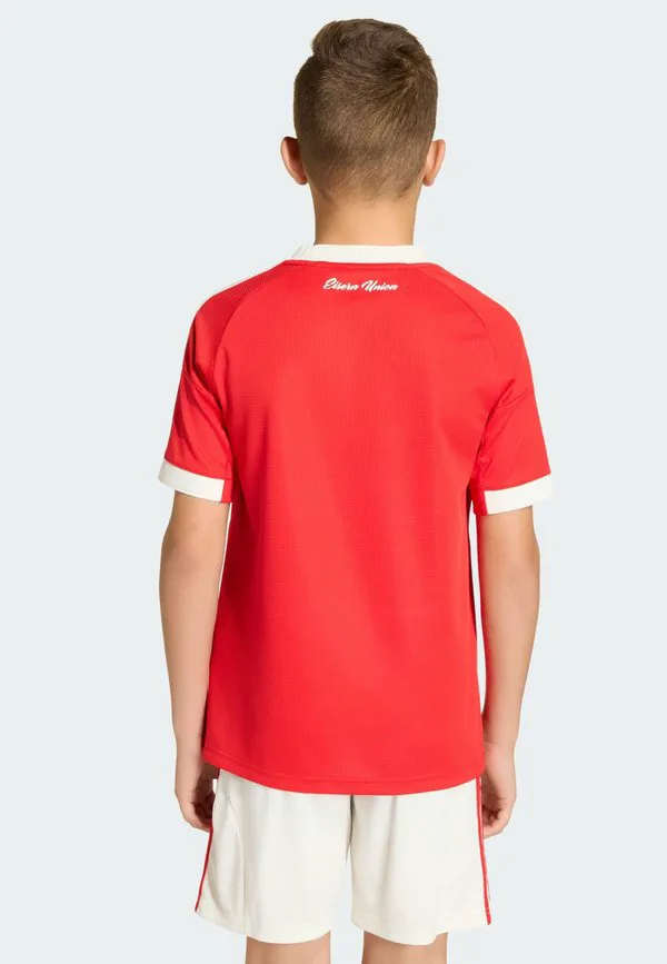 Футболка и клубная форма union berlin 4 Adidas Performance, Off White/Vivid Red — фото 3