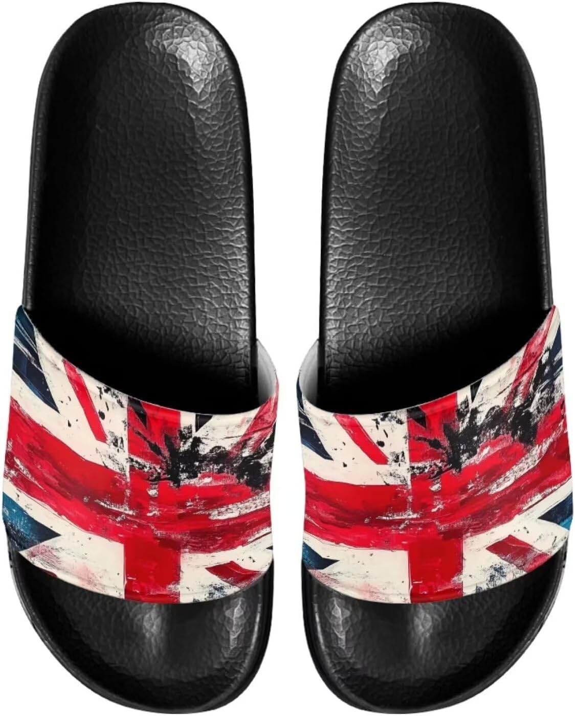 

JUDENTIDOS Милые сланцы с открытым носком, душевые тапочки, противоскользящие, из ЭВА, для дома, для мужчин и женщин, British Flag