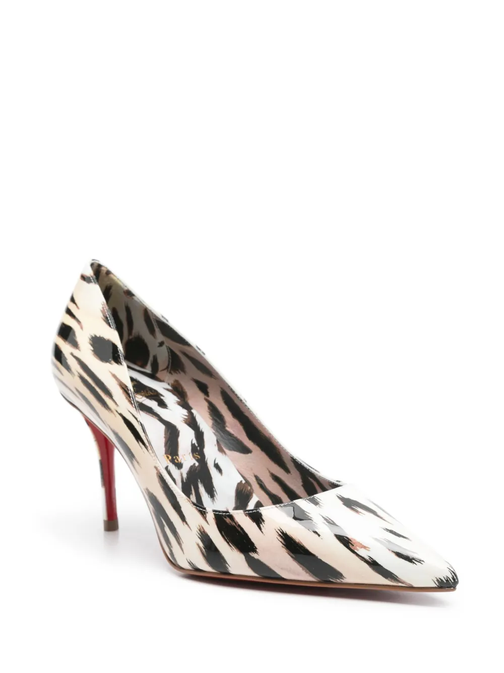 80-миллиметровые туфли Miss Z Christian Louboutin, нейтральный — фото 2