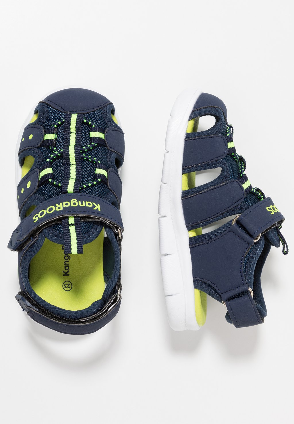 

Сандалии K-Mini KangaROOS, цвет dark navy/lime