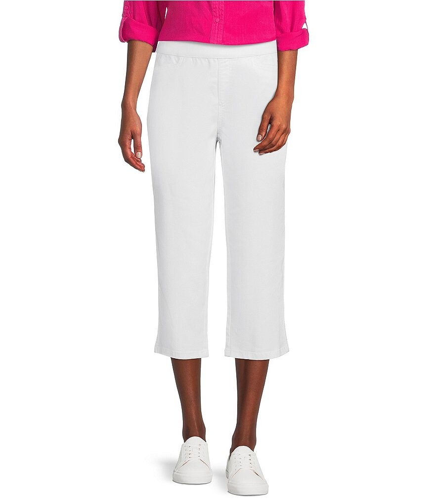 

Прямые джинсовые капри без застежки Intro Daisy, белый