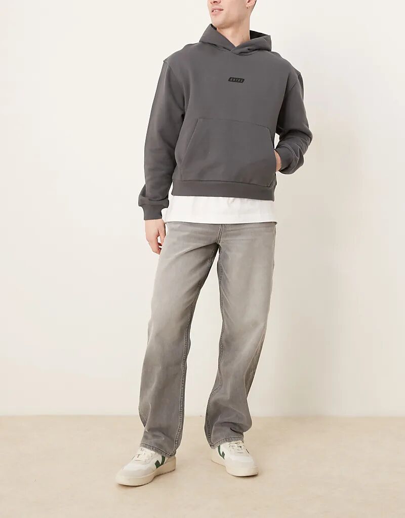 

Мешковатые джинсы серого цвета ASOS DESIGN