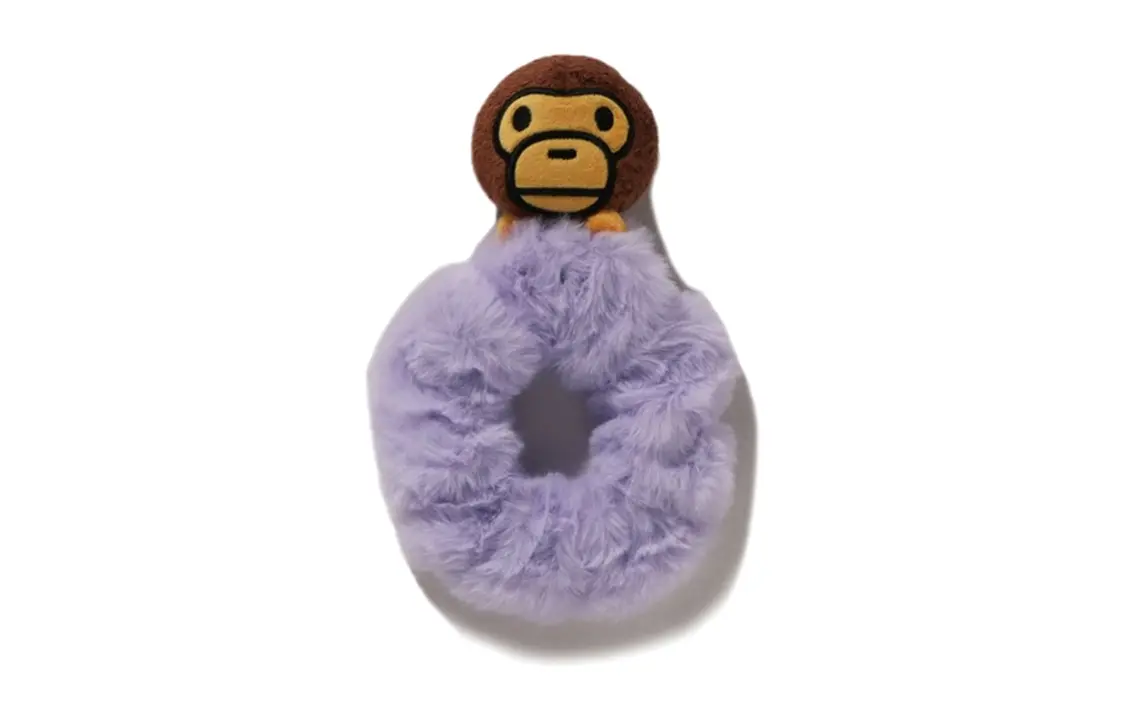 A BATHING APE Полиэстеровые резинки для волос детские purple — фото 2