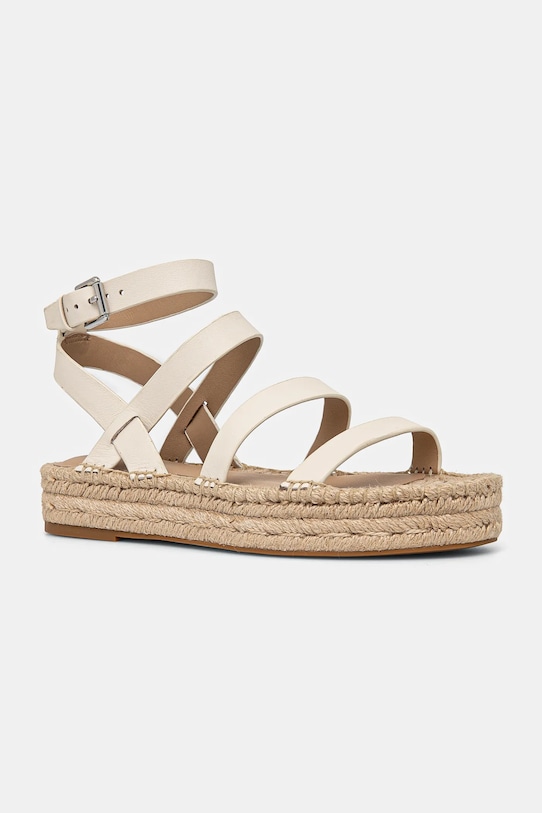 Кожаные сандалии Polly Gldtr Lauren Ralph Lauren, бежевый