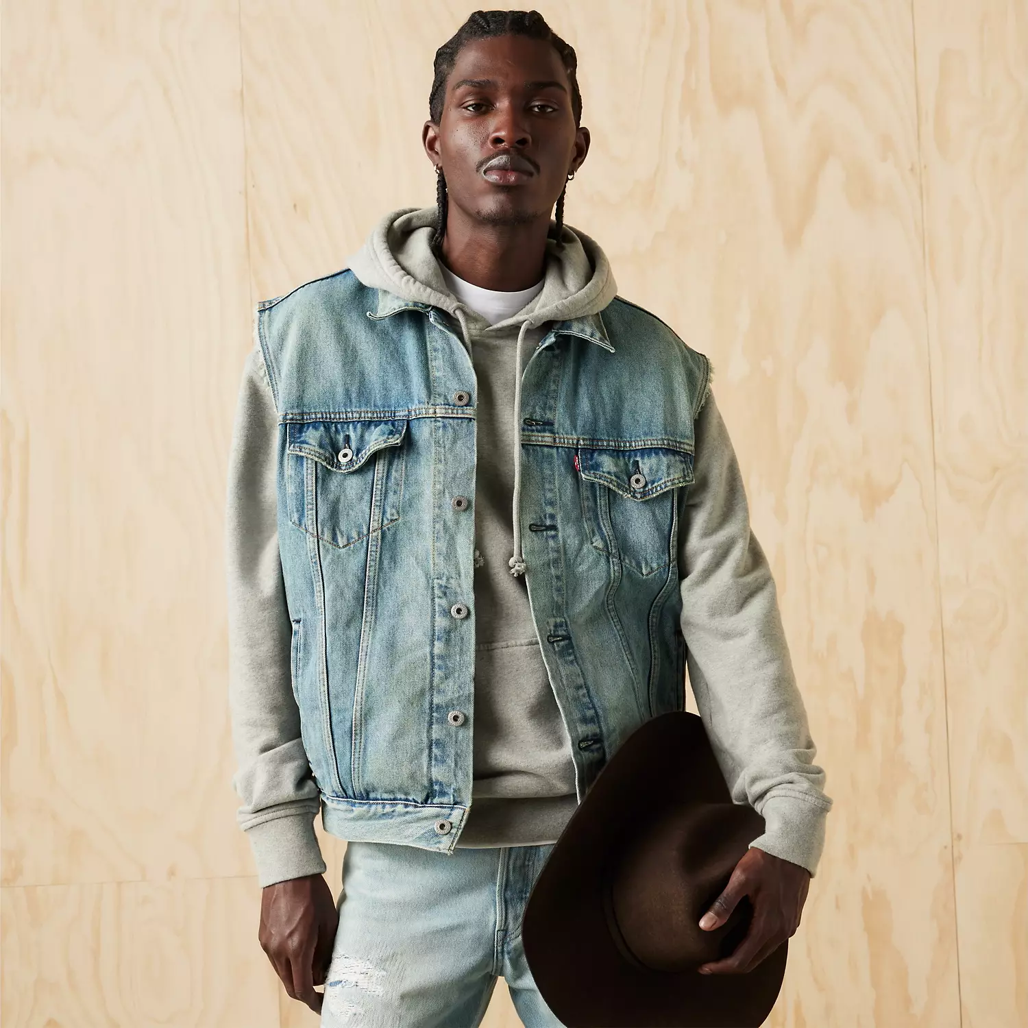 

Свободный жилет дальнобойщика Levi's, цвет Kentucky Blue - Medium Wash, Серый, Свободный жилет дальнобойщика Levi's, цвет Kentucky Blue - Medium Wash