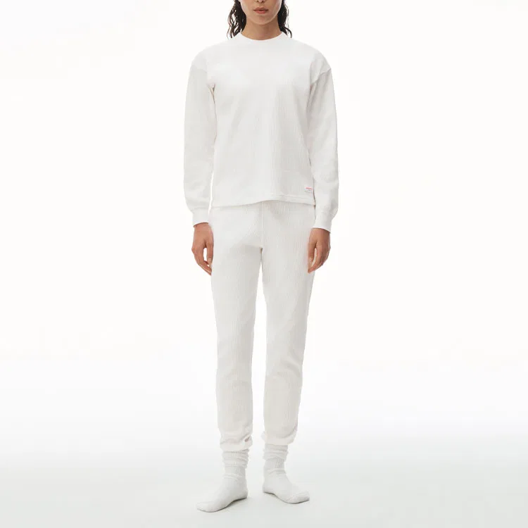 Свитшот с логотипом Alexander Wang, White — фото 3
