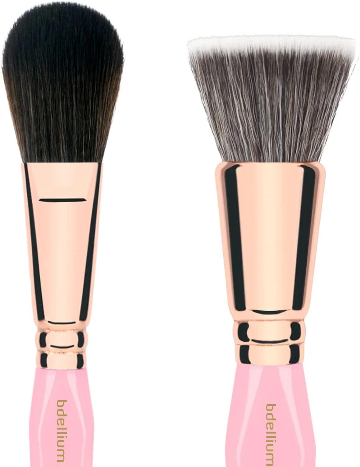 Набор кистей для макияжа Bdellium Tools Pink Golden Triangle, 4 предмета, розовый — фото 4