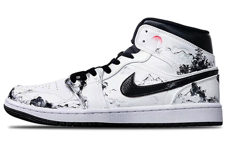 

Кроссовки Vintage Jordan Air Jordan 1, белый/черный