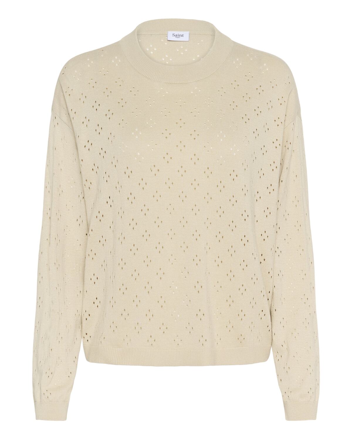 

SAINT TROPEZ Свитер 'OlineSZ' в бежевом цвете