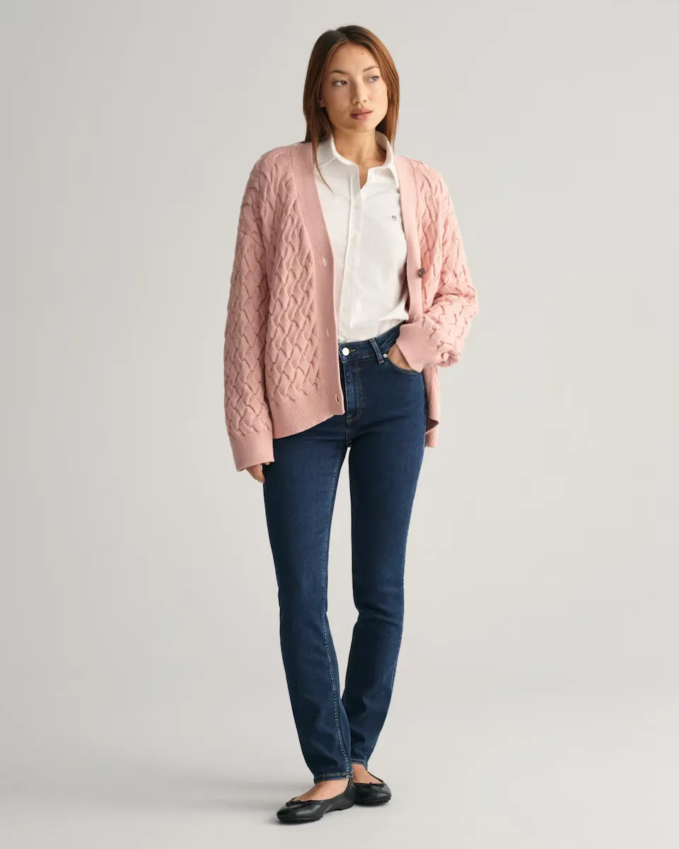 

Джинсы скинни Slim Fit с 5 карманами Gant, темно-синий