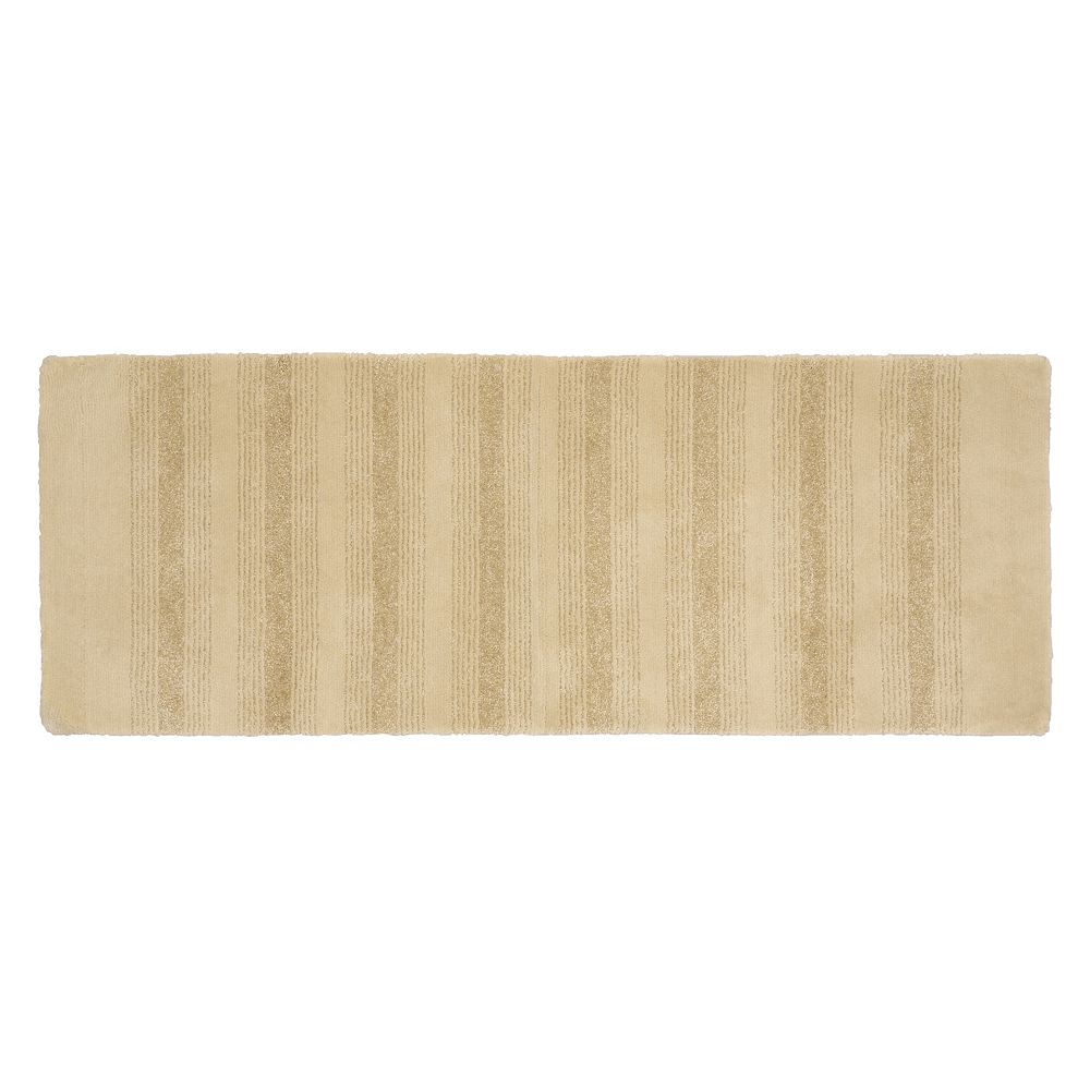 

Коврик Garland Enclave Ultra Soft в полоску, 22x60, дорожка Garland Rug, цвет Linen