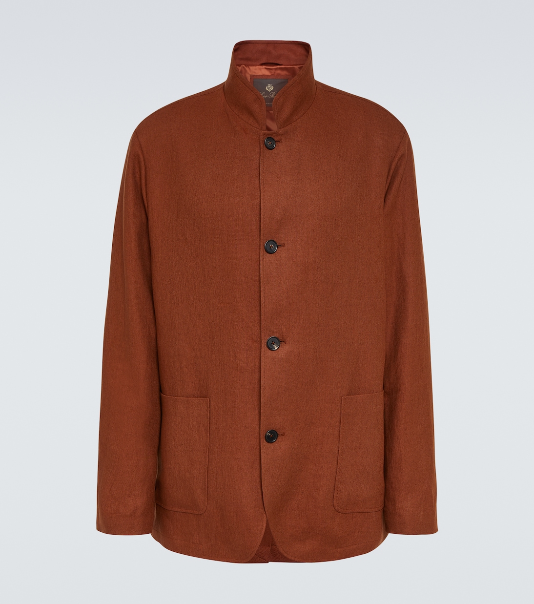 

Испанская льняная куртка Loro Piana, Kokuto Sugar, Коричневый, Испанская льняная куртка Loro Piana, Kokuto Sugar
