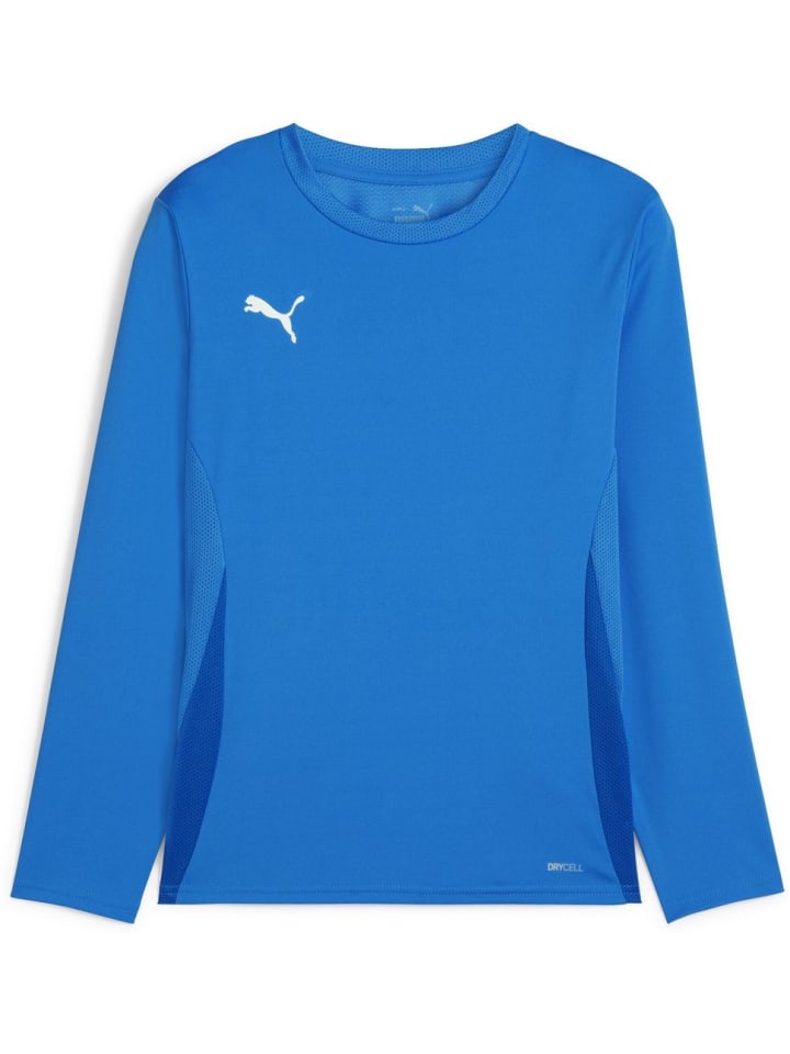 

Puma Спортивная футболка TeamGoal Longsleeve Jersey Jr синего цвета