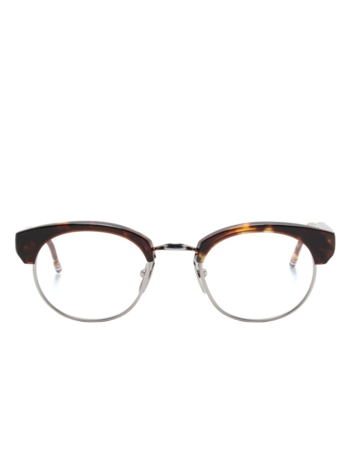 

Очки в оправе черепаховой расцветки Thom Browne Eyewear, коричневый