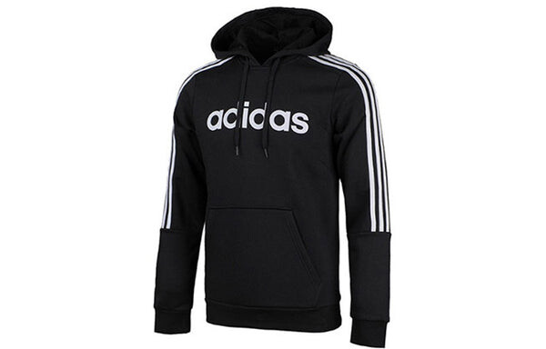 Толстовка m hd sweat knit fleece lined pullover black Adidas, черный — фото 3
