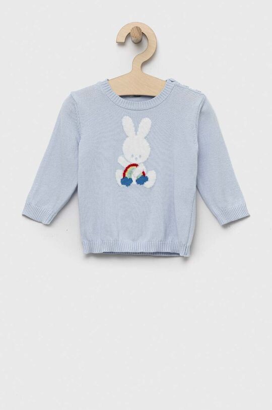 

Хлопковый детский свитер United Colors of Benetton, синий