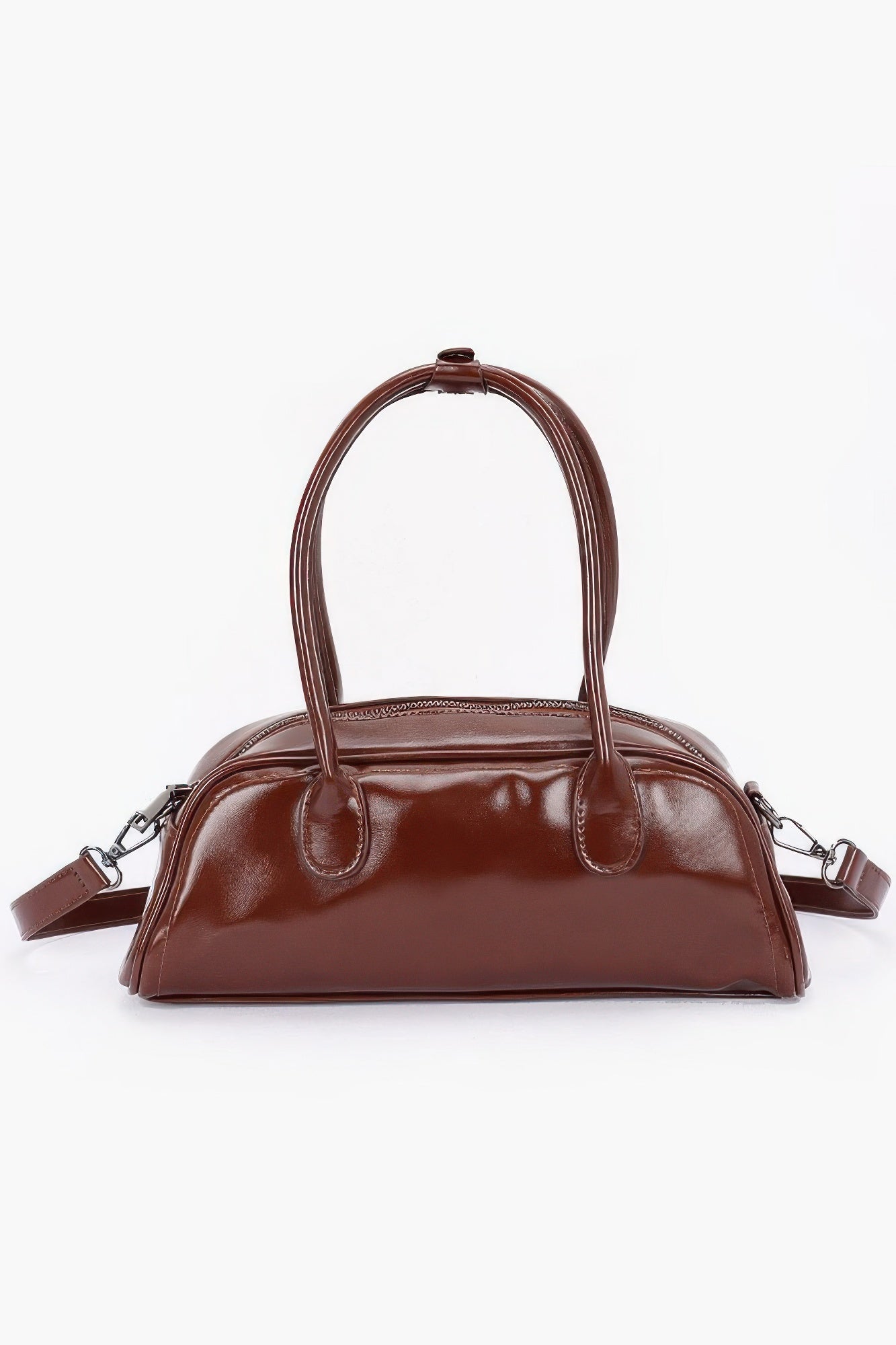 

FASHNZFAB Женская спортивная сумка из искусственной кожи, коричневый