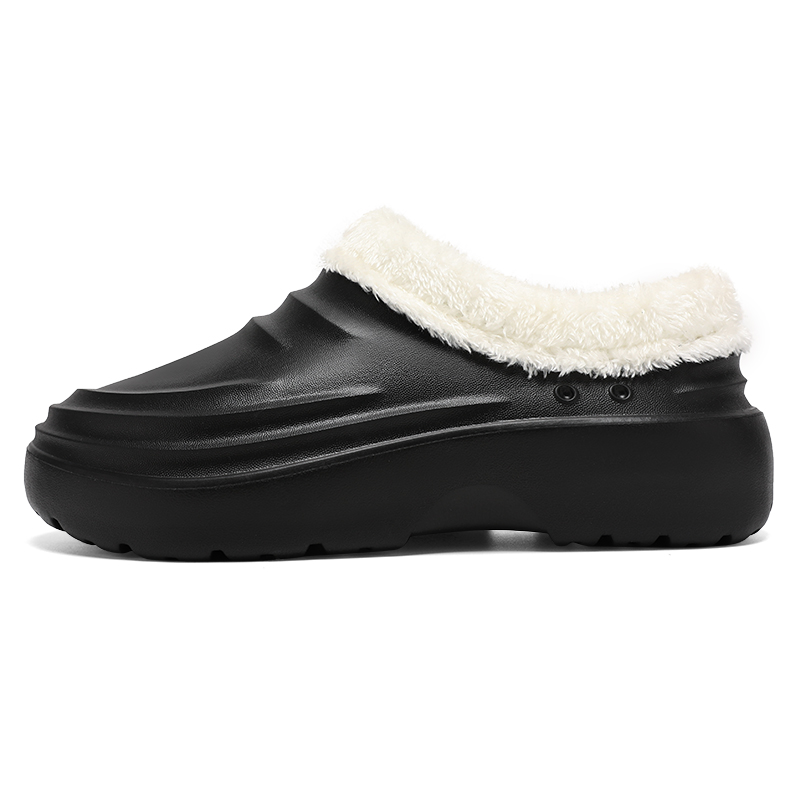 

SLIPPER DAY Скользоустойчивые тапочки с закрытым носком унисекс черные бежевые, цвет Black Beige