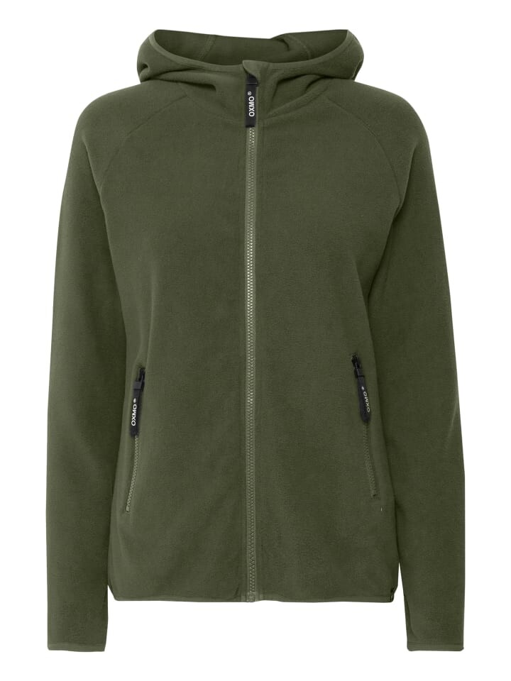 

Куртка Oxmo Fleecejacke OXFinja 21800003-ME Fleecejacke mit Kapuze, зеленый
