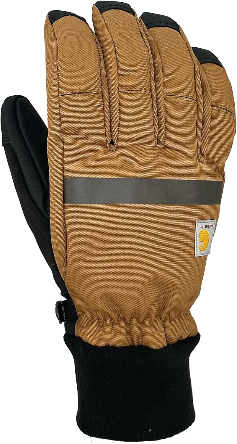 

Мужские перчатки Carhartt Storm Defender Insulated Fleece Cuff, Brown Black
