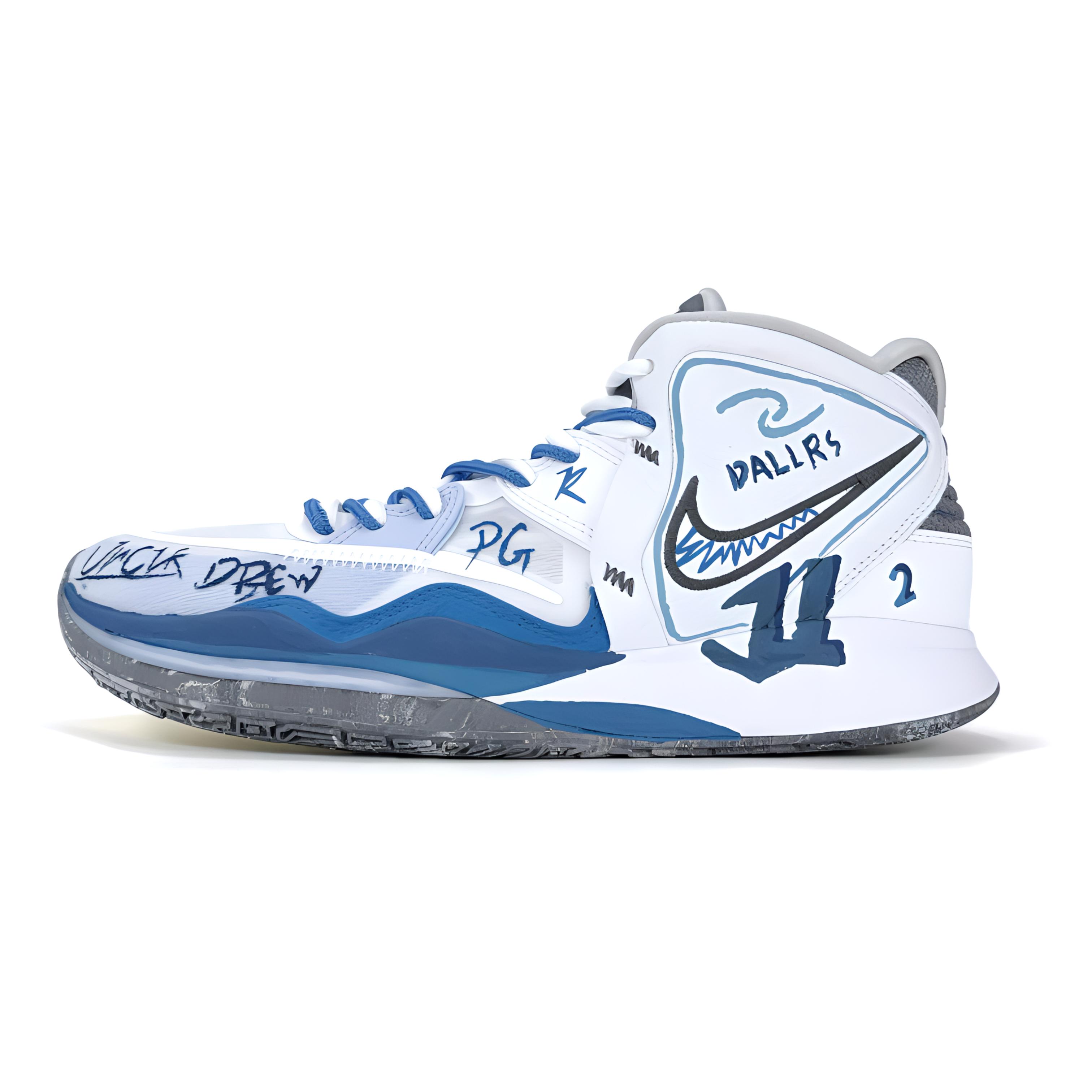 

Баскетбольные кроссовки Kyrie 8 Infinity Basketball Shoes Unisex Mid-Top White/Blue Nike