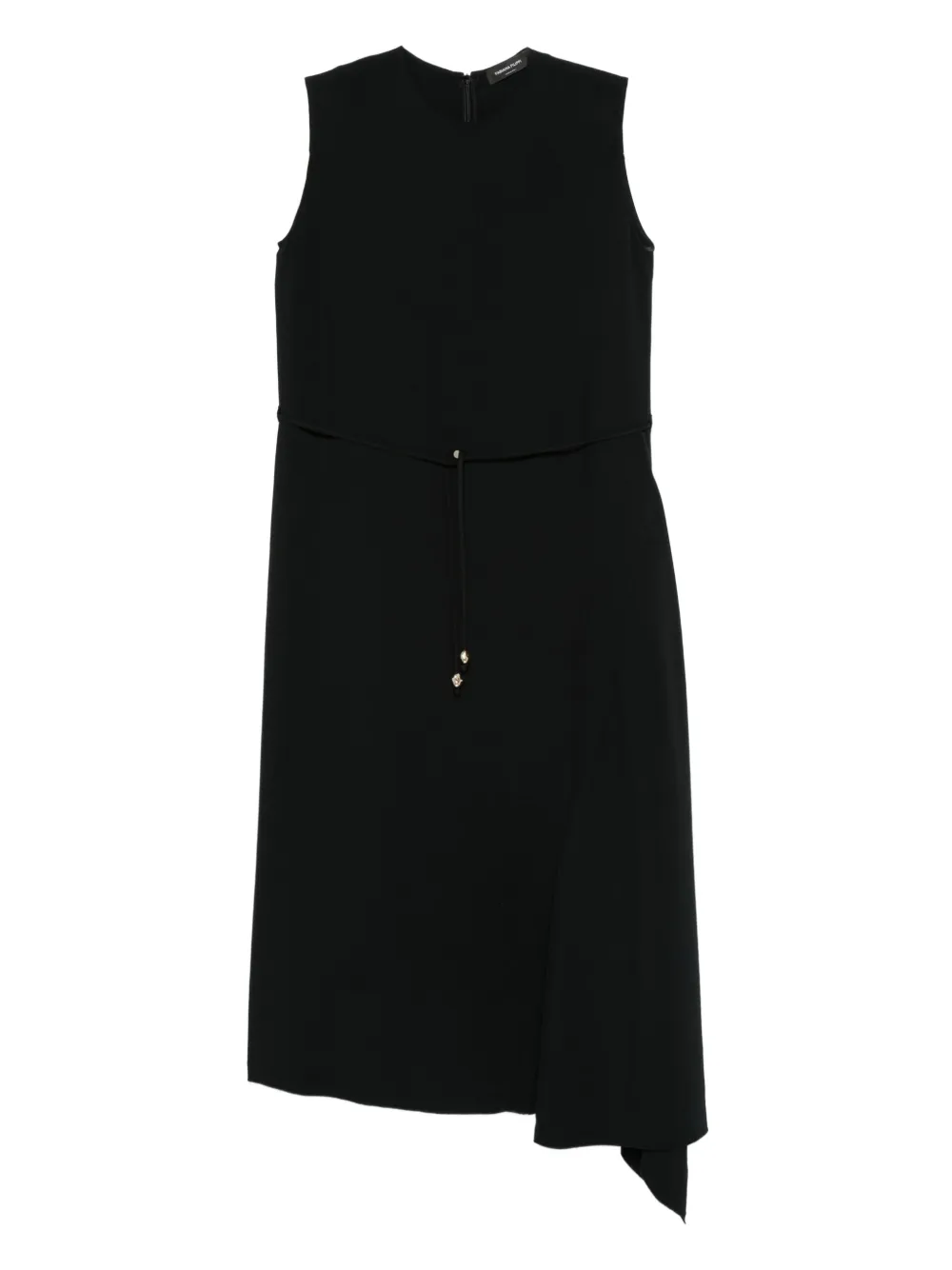 

Платье миди с завязками Fabiana Filippi, черный