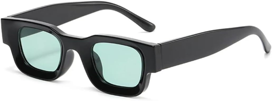 

Солнцезащитные очки с защитой UV400 | Прозрачные линзы цвета "океан" в стиле панк | для женщин и мужчин, для занятий спортом на открытом воздухе и вождения LXLHWN, Black Green