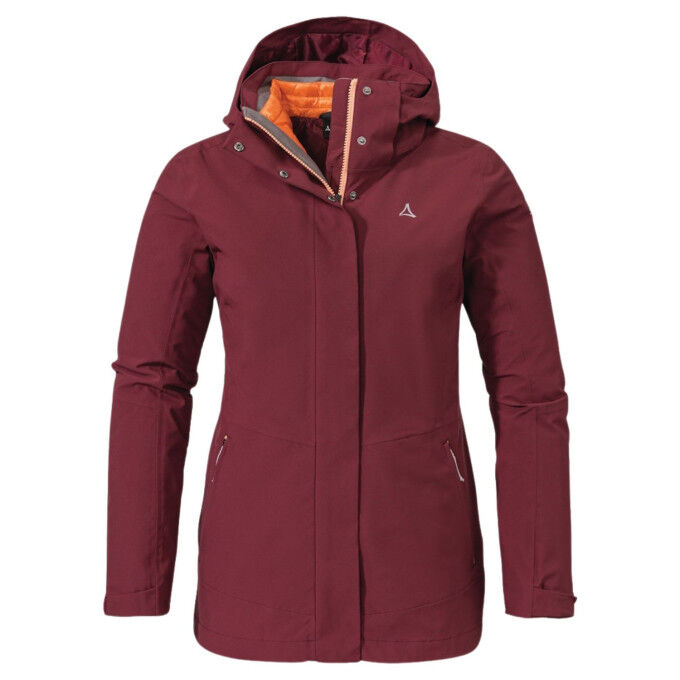 

Куртка женская 3 в 1 Schöffel AIERSPITZ - Темно-бордовый