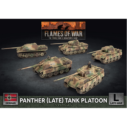 

Фигурки Panther (Late 7.5Cm) / Jagdpanther (8.8Cm) Platoon (5X Plastic)