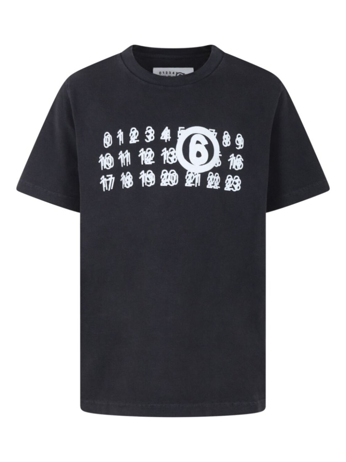 

MM6 Maison Margiela Kids футболка с принтом цифр, черный