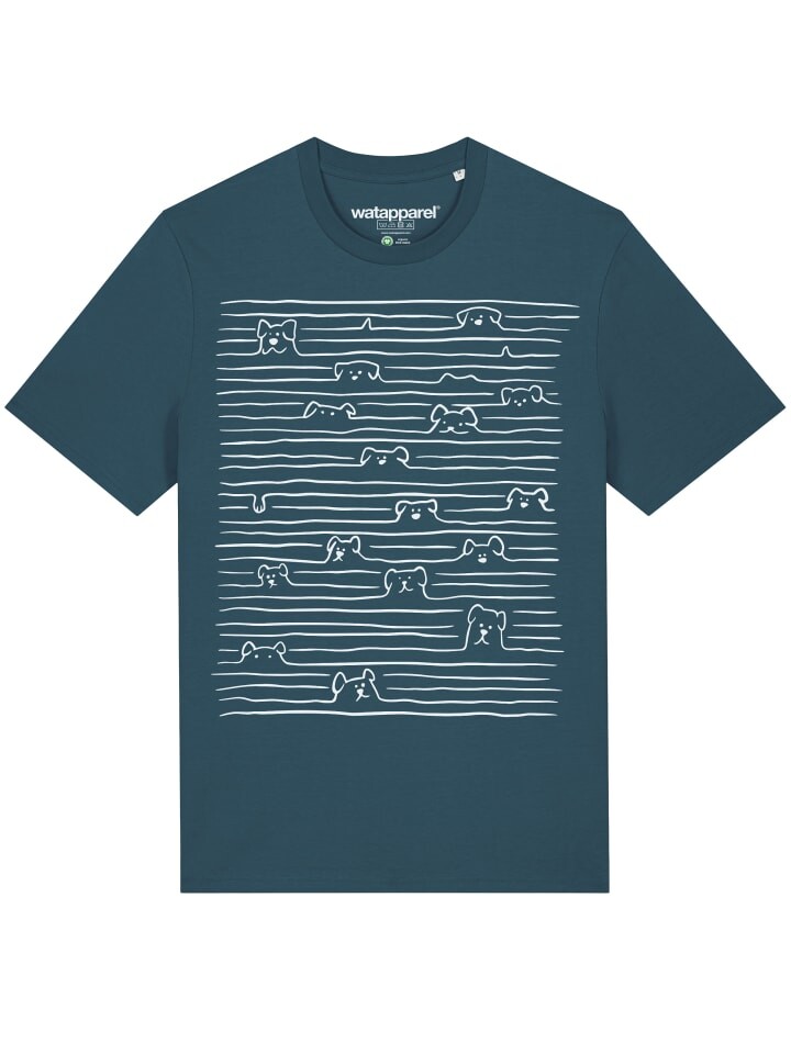 

Футболка wat Apparel, синий