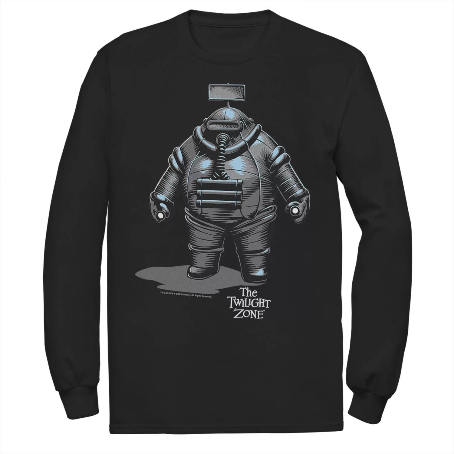 

Мужская футболка Twilight Zone Big Blue Alien Licensed Character