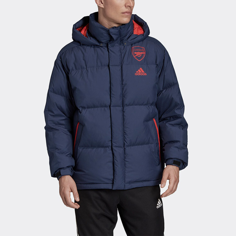 Arsenal Down Jacket Men Blue Adidas, синий — фото 3