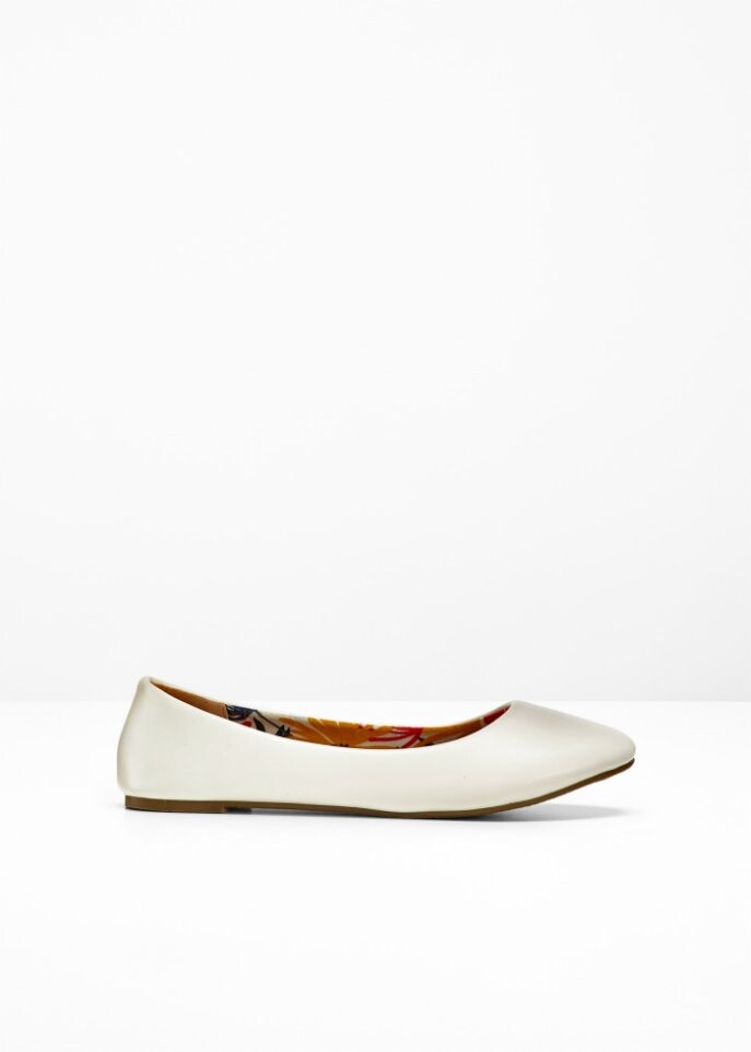 Балетки Bpc Bonprix Collection, белый