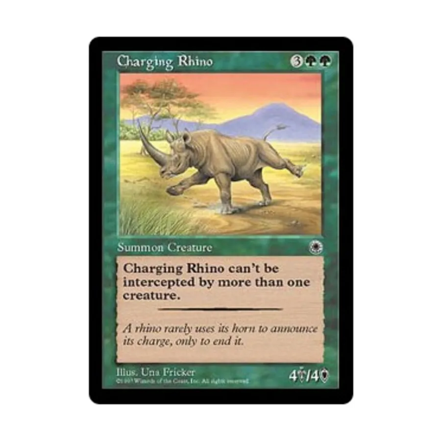 

CCG Атакующий носорог (R), MTG - Portal