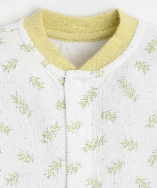 Комплект пижамы Bamboo moimoln 2 предмета 70-90 см офф-белый — фото 4
