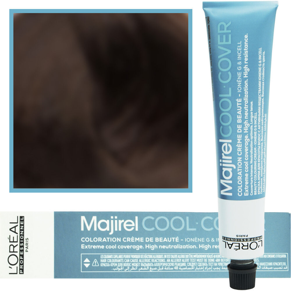 

Лореаль, Majirel Cool Cover, Краска для волос 4 Коричневый L'Oréal Professionnel