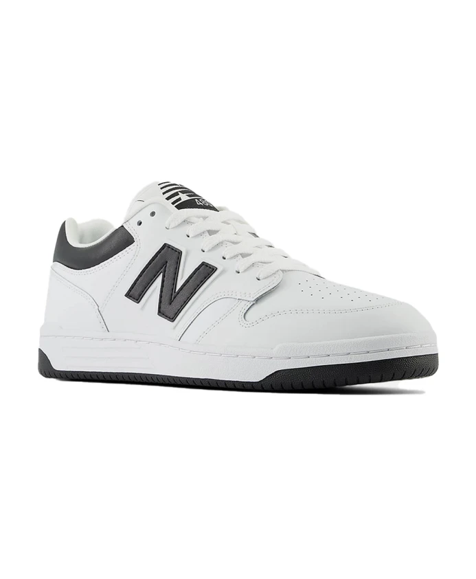 Классические кожаные баскетбольные кроссовки New Balance, белый — фото 3