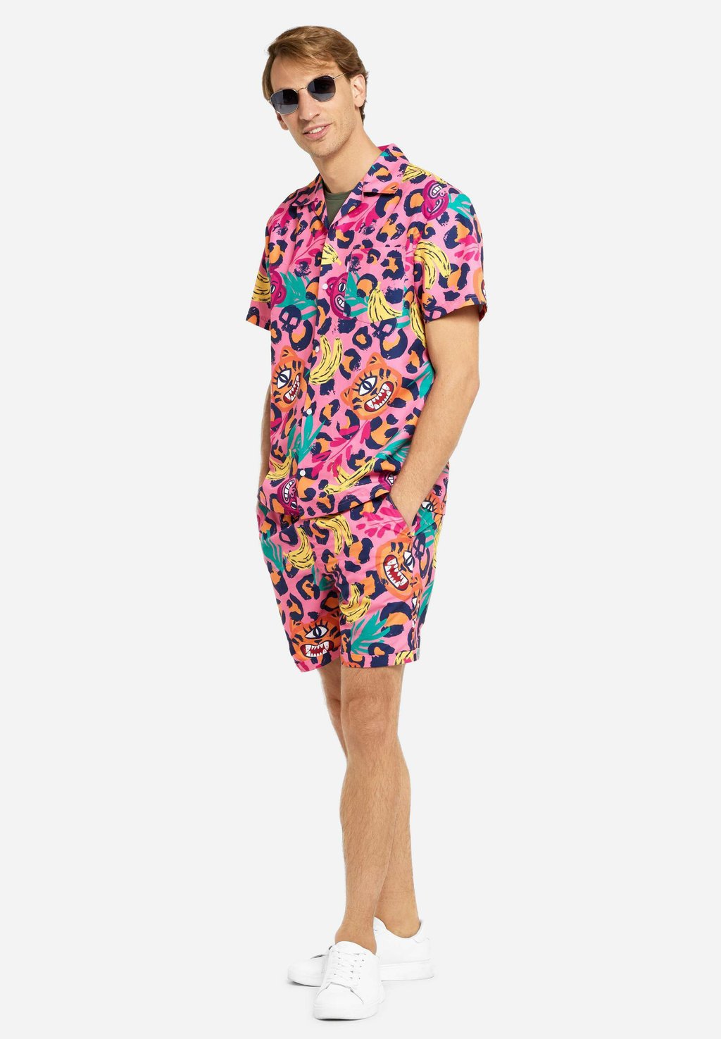 

Рубашка JAZZY JUNGLE SET - Shorts OppoSuits, розовый