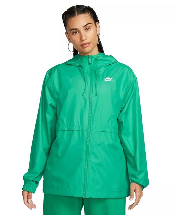 

Женская спортивная одежда тканая куртка Essential Repel Nike, зеленый