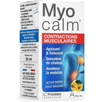 

Лосьон для мышц Myocalm Roll-On 50 мл 3c Pharma
