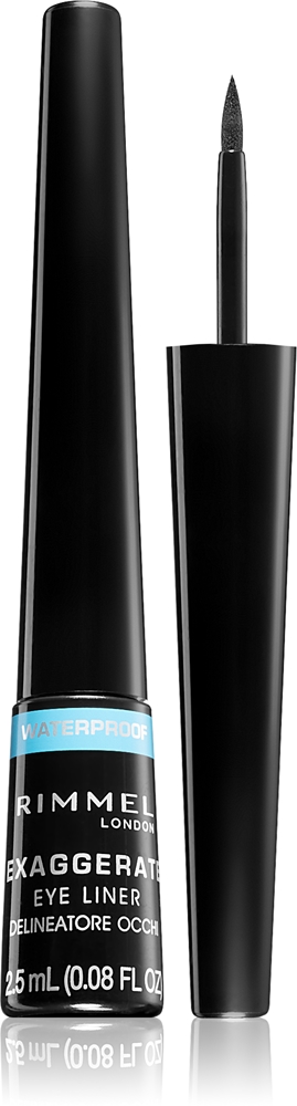 

Водостойкая подводка для глаз Exaggerate Rimmel, atspalvis 003 glossy black 2,5 мл