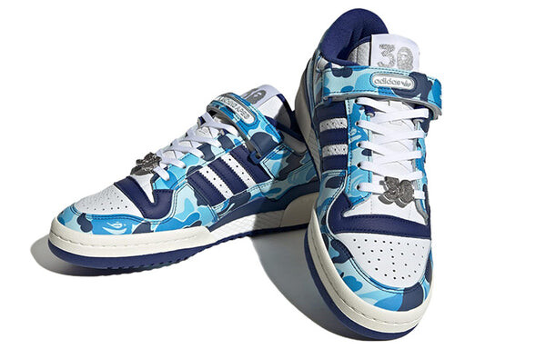 Кроссовки xa bathing ape forum низкие 84 Adidas, белый — фото 4