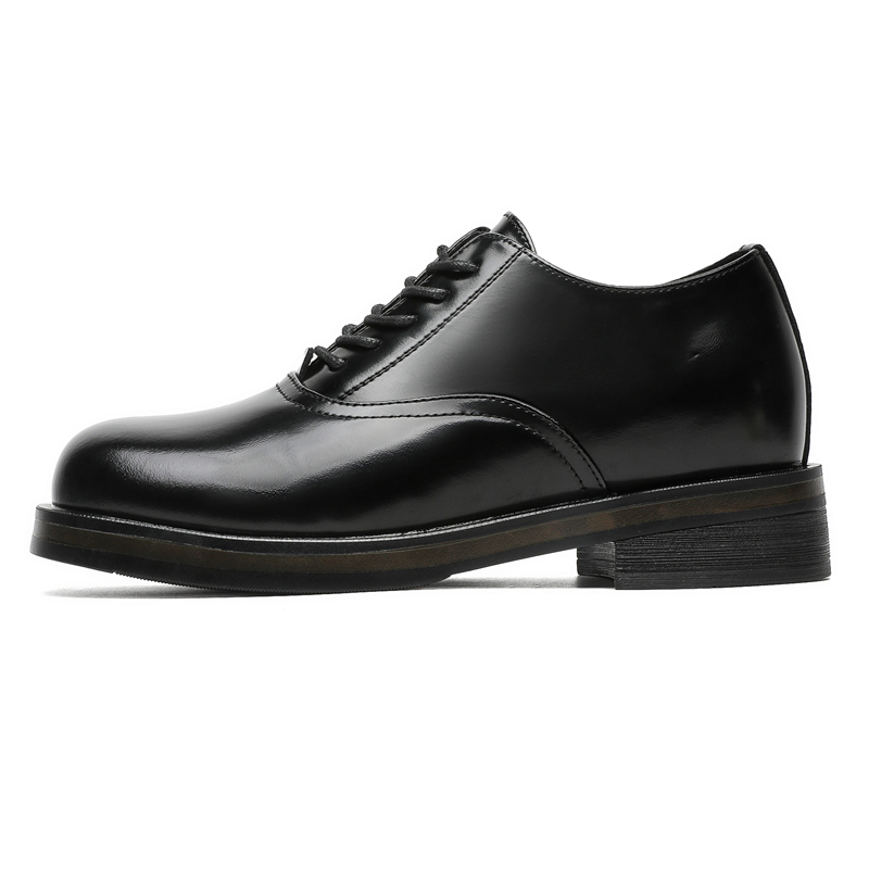

ZHENRAN Мужские повседневные кожаные туфли низкие глянцевая кожа, цвет Glossy Leather